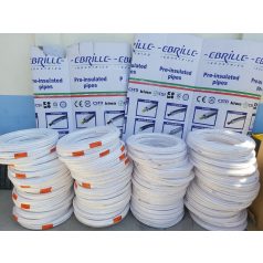   Hisense Szigetelt rézcső 10 mm (3/8") - 1 méter hosszú vegytiszta réz cső, az ár 1m-re vonatkozik nyomáspróbázott