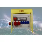 Szekelyvill Felvonulási szekrény IFSZ2540/80K - Hordozható ideiglenes szekrény - 3 fázisú 63A