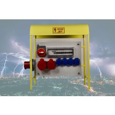   Szekelyvill Felvonulási szekrény IFSZ2540/80K - Hordozható ideiglenes szekrény - 3 fázisú 63A