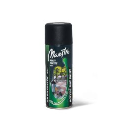MAESTRO akrilfesték matt fekete 9004 aeroszol