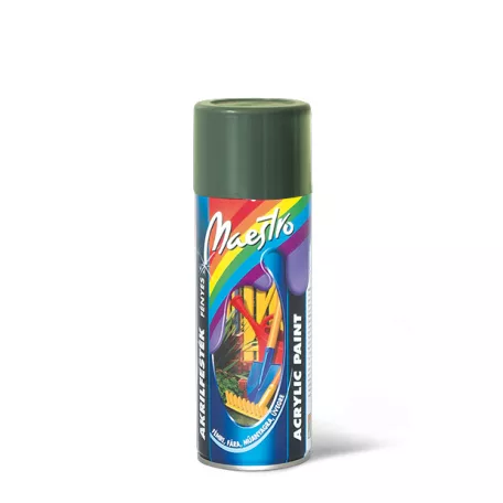MAESTRO akrilfesték mohazöld 6002 aeroszol
