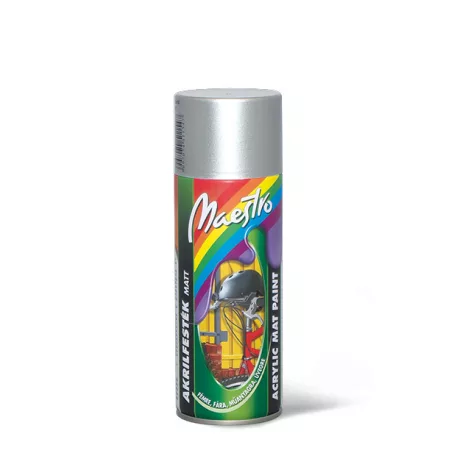 MAESTRO akrilfesték ezüstmetál 9022 aeroszol 