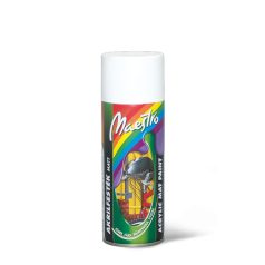 MAESTRO akrilfesték matt fehér 9003 aeroszol