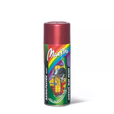 MAESTRO akrilfesték metálpiros 3035 aeroszol 