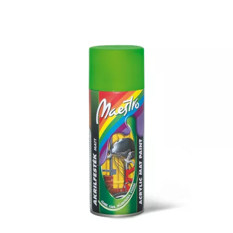 MAESTRO akrilfesték világító zöld 6035 aeroszol