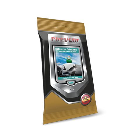 PREVENT műszerfalápoló törlőkendő