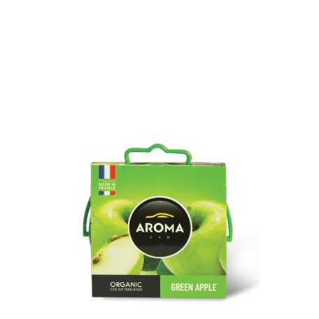 Aroma Car Organic autóillatosító Green Apple 