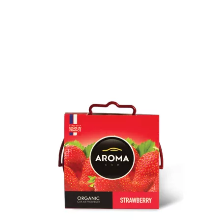 Aroma Car Organic autóillatosító Strawberry 