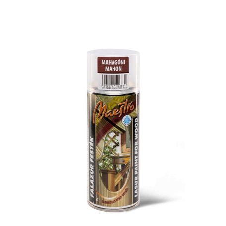 MAESTRO fa lazúr festék mahagóni aeroszol