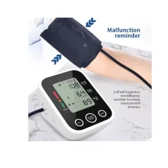   GLO style Automata felkaros vérnyomásmérő Felkaron Viselhető Vérnyomásfigyelő LCD Idő & Dátum Memóriatároló nagy pontosságú mérés-MS-230-6