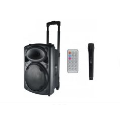   SAL PAR 25bT Nagy teljesítményű aktív Hangfal 60w bluetooth kapcsolat 6kg - professzionális Hordozható hangdoboz 25cm mélynyomó Party hangdoboz, 30cm, akku, BT, LED