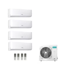   Hisense Energy Pro inverteres multisplit klíma szett QUAD kivitel 4db 3,5kw beltériegység 1db 10kw kültéri A+++ fűtésre optimalizált