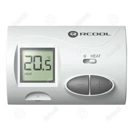 RCOOL Digitális szobatermosztát vezetékes termosztát - TSZDIG016 - Q3, SZOBATERMOSZTÁT RCOOL RC3 DIGITÁLIS, NEM PROG.