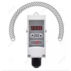   RCOOL Digitális Csőtermosztát (kontaktérzékelős szivattyúvezérlő) WPR-100GD