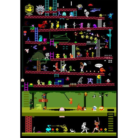 Pisztolyos Retro Videójáték Konzol 1000 db RETRO játékkal 2db kontroller 1db pisztoly TV konzol