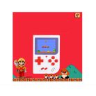 Retro kézi játékkonzol, 8 bit, 2,5" LCD, 400 integrált játék, AV kábel Sup Game box plus Retro játék (400 in 1) fehér super mario