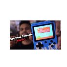 Retro kézi játékkonzol, 8 bit, 2,5" LCD, 400 integrált játék, AV kábel Sup Game box plus Retro játék (400 in 1) fehér super mario