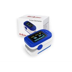   Pulzoximéter Redline FS20C, és pulzus mérő, OLED kijelző, felbontása 128*64, Kék/Fehér pulzoximéter