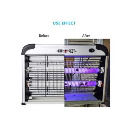 PEST KILLER 6w LED Elektromos beltéri rovarcsapda, 2x3W Led csővel, fém nagy teljesítményű szúnyog riasztó kill pest