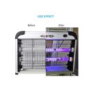 PEST KILLER 8w LED Elektromos beltéri rovarcsapda, 2x4W Led csővel, fém nagy teljesítményű szúnyog riasztó kill pest