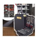 SWISS CRAFT Flinke szerszámkészlet 386 részes húzható fém szerszámos börönddel 386 részes racsnis szerszámkészlet, kofferrel