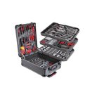 SWISS CRAFT Flinke szerszámkészlet 386 részes húzható fém szerszámos börönddel 386 részes racsnis szerszámkészlet, kofferrel