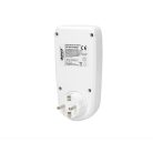 VIRONE OR-WAT-435(GS)/B Fogyasztásmérő konnektor aljzat, schuko, 3680W, IP20, 16A, 230V, fehér EM04