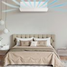 Sprinter Légterelő műanyag klímához - 57-105 cm Légkondícionáló beltéri egységhez állítható szélességű műanyag terelő, áramlás módosító