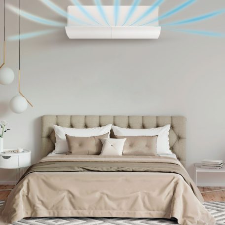 Sprinter Légterelő műanyag klímához - 57-105 cm Légkondícionáló beltéri egységhez állítható szélességű műanyag terelő, áramlás módosító