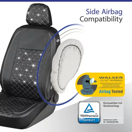 Üléshuzat 2 első ülésre - CRYSTALLINE - SCARLETT - WALSER