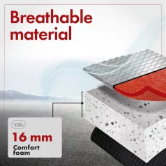 Ülésvédő - HUNT - piros - WALSER