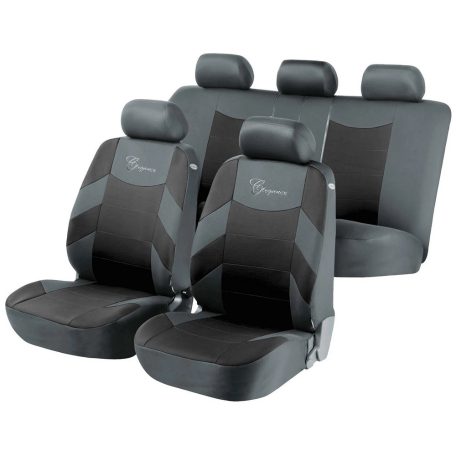 Üléshuzat garnitúra - ELEGANCE - szürke-fekete - WALSER