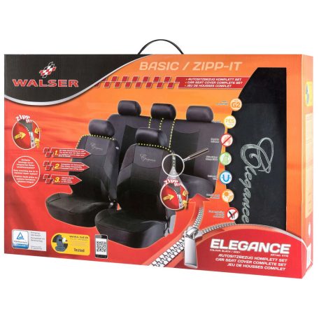 Üléshuzat garnitúra - ELEGANCE - szürke-fekete - WALSER