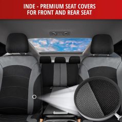 Üléshuzat garnitúra - INDE - fekete-szürke - WALSER