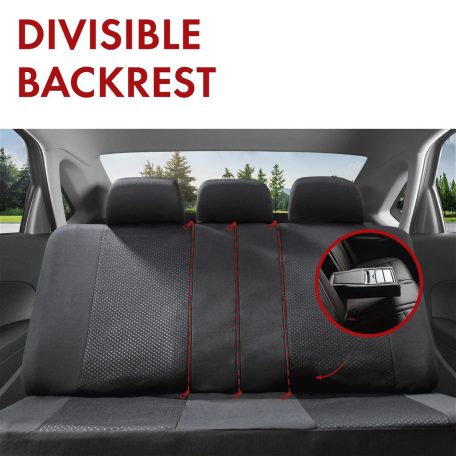 Üléshuzat garnitúra - TRATTO - fekete - WALSER