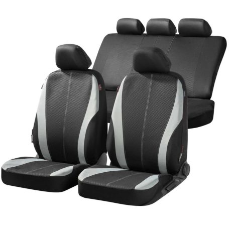 Üléshuzat garnitúra - DUNDEE - fekete-szürke - WALSER