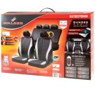 Üléshuzat garnitúra - DUNDEE - fekete-szürke - WALSER