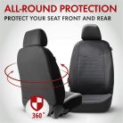 Üléshuzat garnitúra - SPEEDWAY - fekete - WALSER