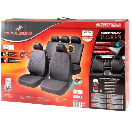 Üléshuzat garnitúra - SPEEDWAY - fekete - WALSER