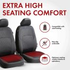 Üléshuzat garnitúra - LOGAN - fekete-piros - WALSER