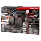 Üléshuzat garnitúra - LOGAN - fekete-ezüst - WALSER