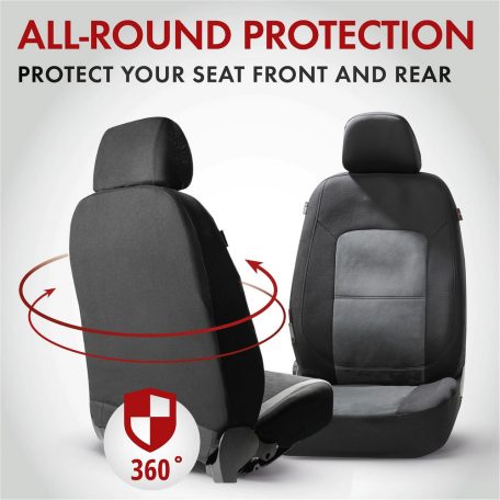 Üléshuzat garnitúra - ELLINGTON - szürke-fekete - WALSER