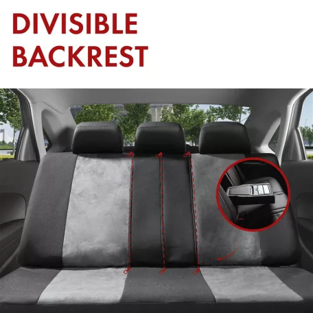 Üléshuzat garnitúra - ELLINGTON - szürke-fekete - WALSER