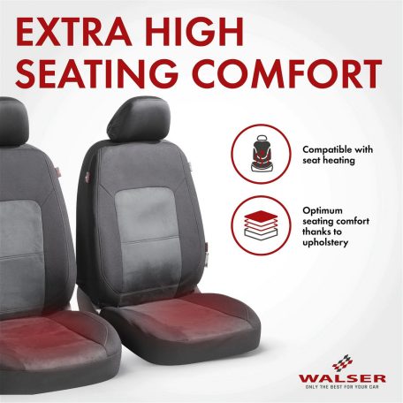 Üléshuzat garnitúra - ELLINGTON - szürke-fekete - WALSER