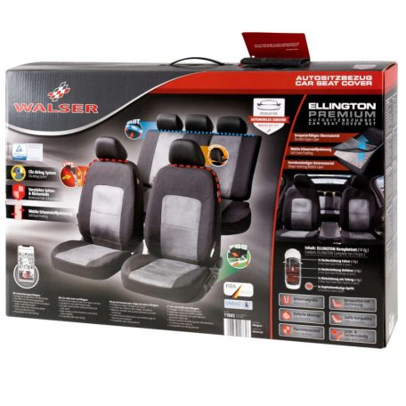 Üléshuzat garnitúra - ELLINGTON - szürke-fekete - WALSER