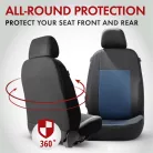 Üléshuzat garnitúra - ARDWELL - fekete-kék - WALSER