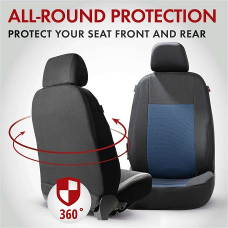 Üléshuzat garnitúra - ARDWELL - fekete-kék - WALSER