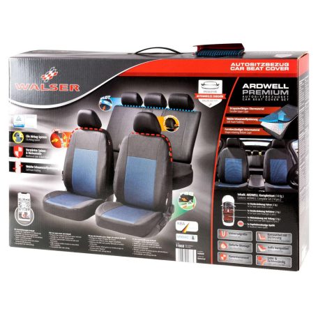 Üléshuzat garnitúra - ARDWELL - fekete-kék - WALSER