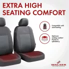 Üléshuzat garnitúra - ARDWELL - fekete-szürke - WALSER