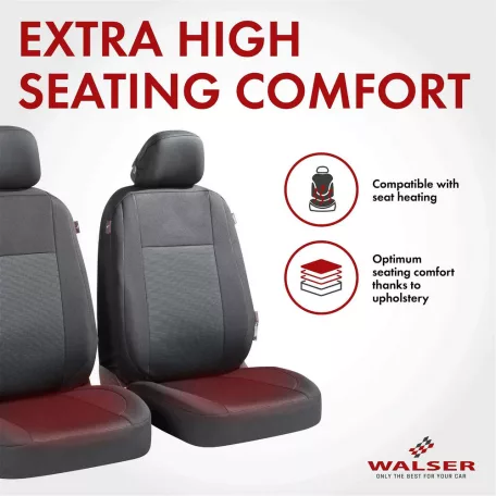 Üléshuzat garnitúra - ARDWELL - fekete-szürke - WALSER